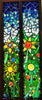 Dalle de Verre ‘Floramondo’ door accent