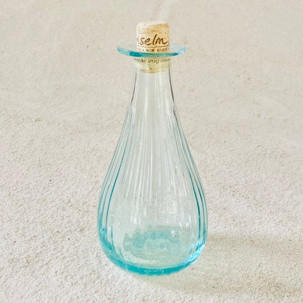 Blown glass - bottle (18cm teardrop) ~ 150ml