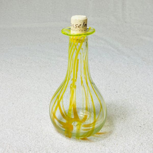 Blown glass - bottle (15cm teardrop) ~ 125ml