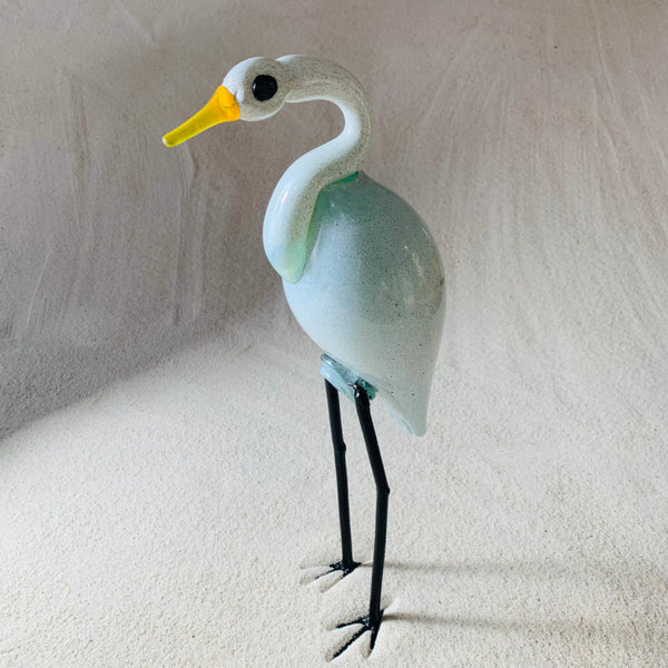 Blown glass - sculpture 'No (r)Egrets' by Anselm