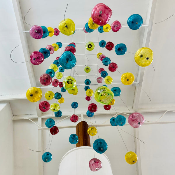 Chandelier 'Allsorts' hanging cluster