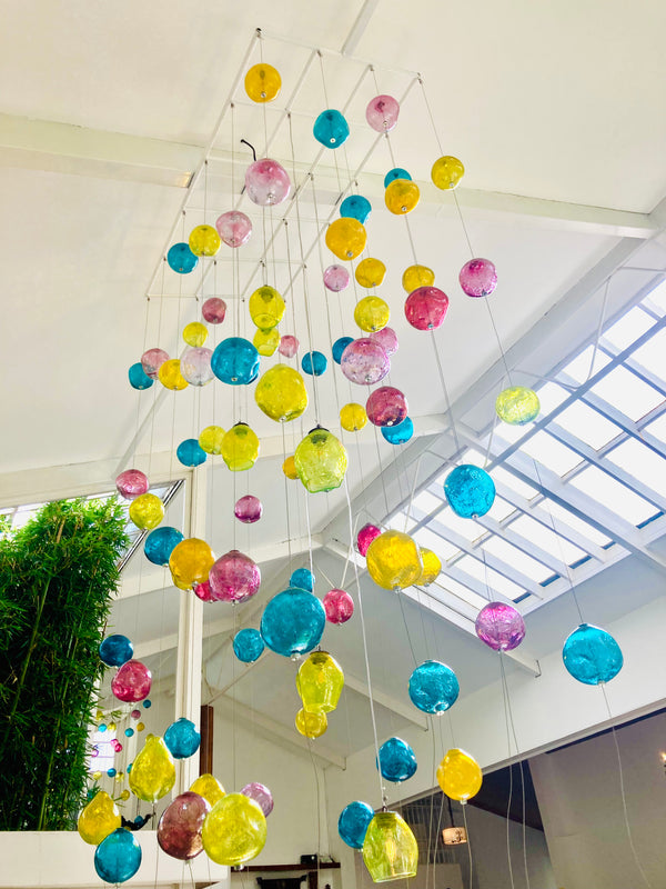 Chandelier 'Allsorts' hanging cluster