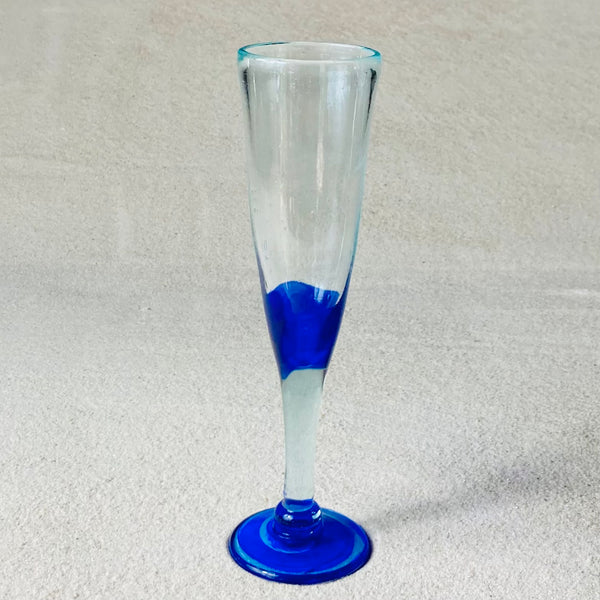 Blown glass - goblet (champagne flute)