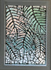 Dalle de Verre 'Clear Palms' panels ~ 1.5 x 1m